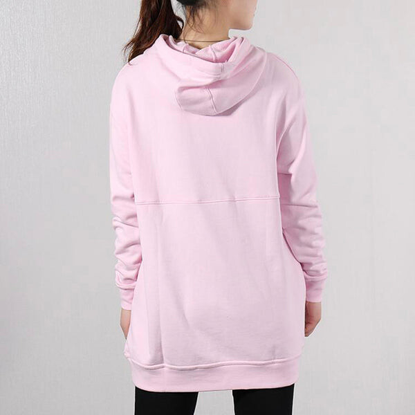 Толстовка спортивная одежда swoosh hoodie Nike, розовый — фото 4
