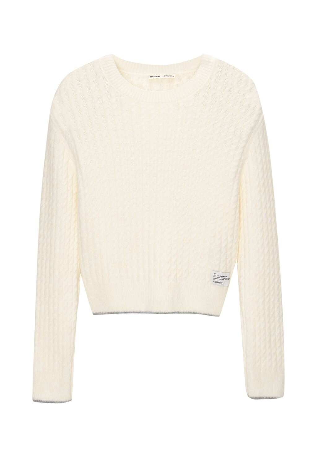 

Джемпер CABLE PULL&BEAR, бежевый
