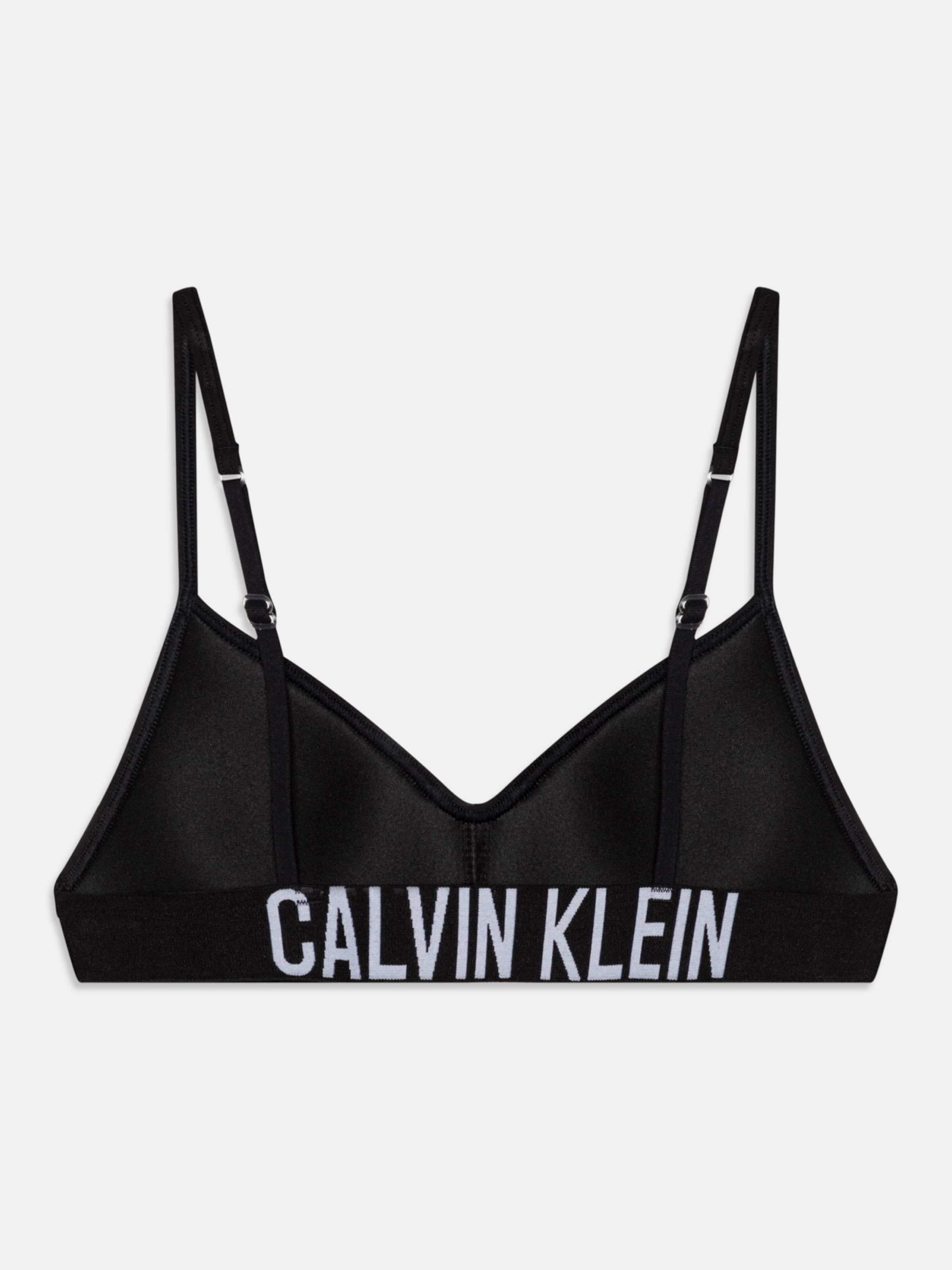 Calvin Klein Underwear Бюстгальтер Triangle 'Intense Power' в черном цвете — фото 2