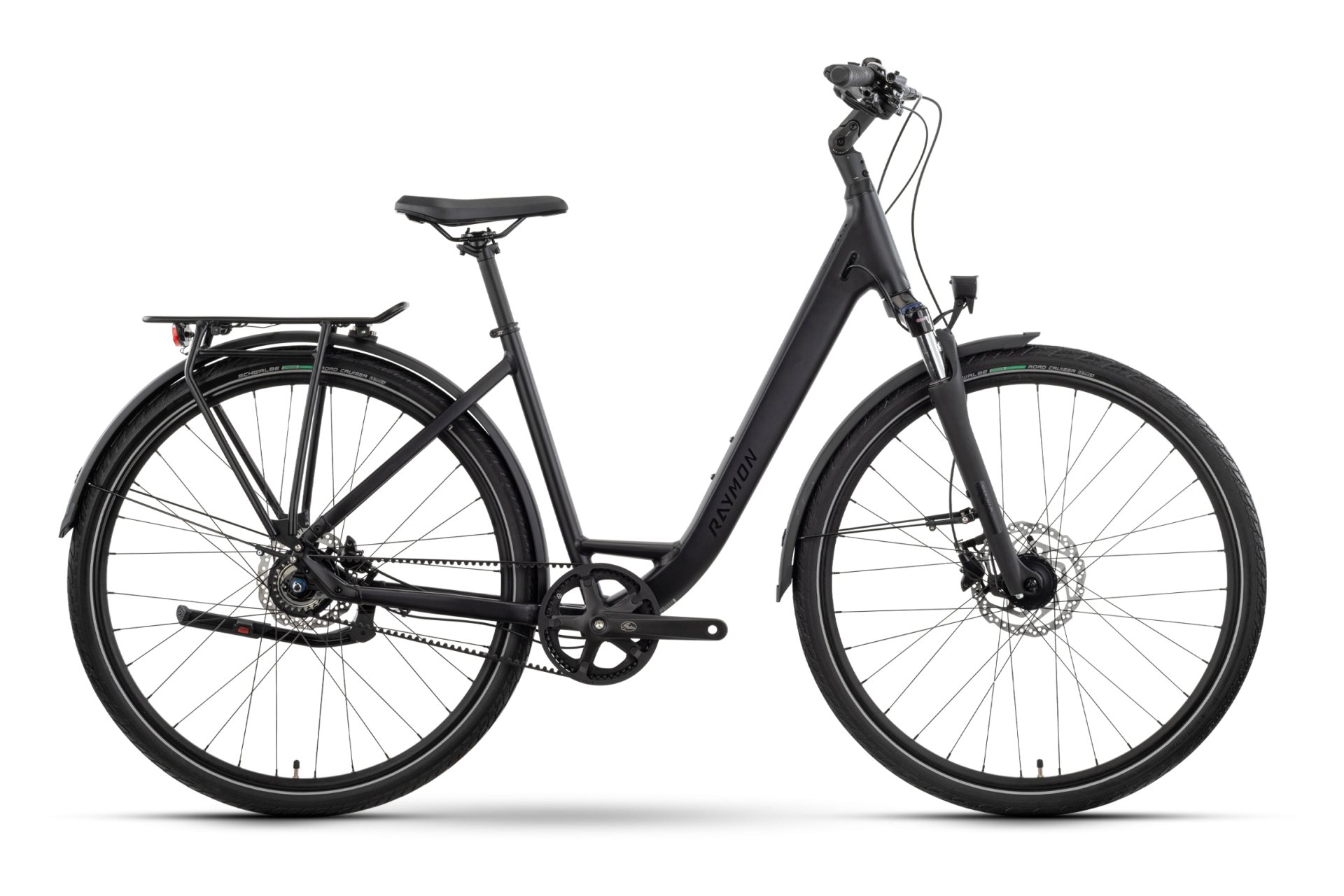 

Городской велосипед Raymon Zayn ultra - 28 дюймов - tiefeinsteiger - 2026, schwarz | black/stealth