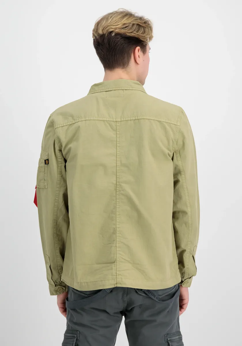 

Куртка-рубашка Alpha Industries " Alpha Industries Мужчины - Рубашки Ripstop Cargo Overshirt ", оливковый