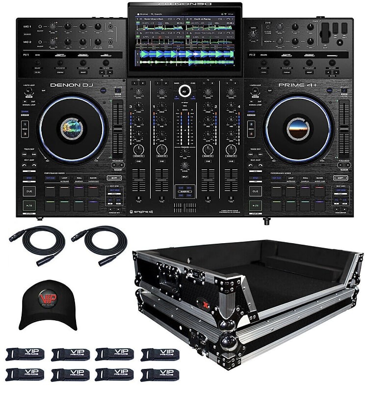 

DJ-Контроллер Denon PRIME 4+ DJ Controller WI-FI STREAMING With Amazon Music + XS-PRIME4 W Case