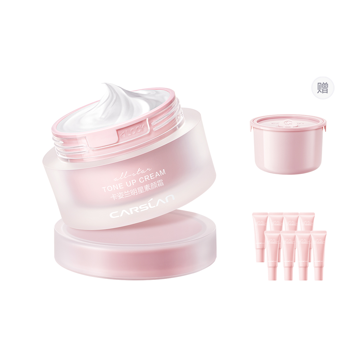 

Крем для увлажнения и маскировки без макияжа с эффектом сияния 50г Carslan