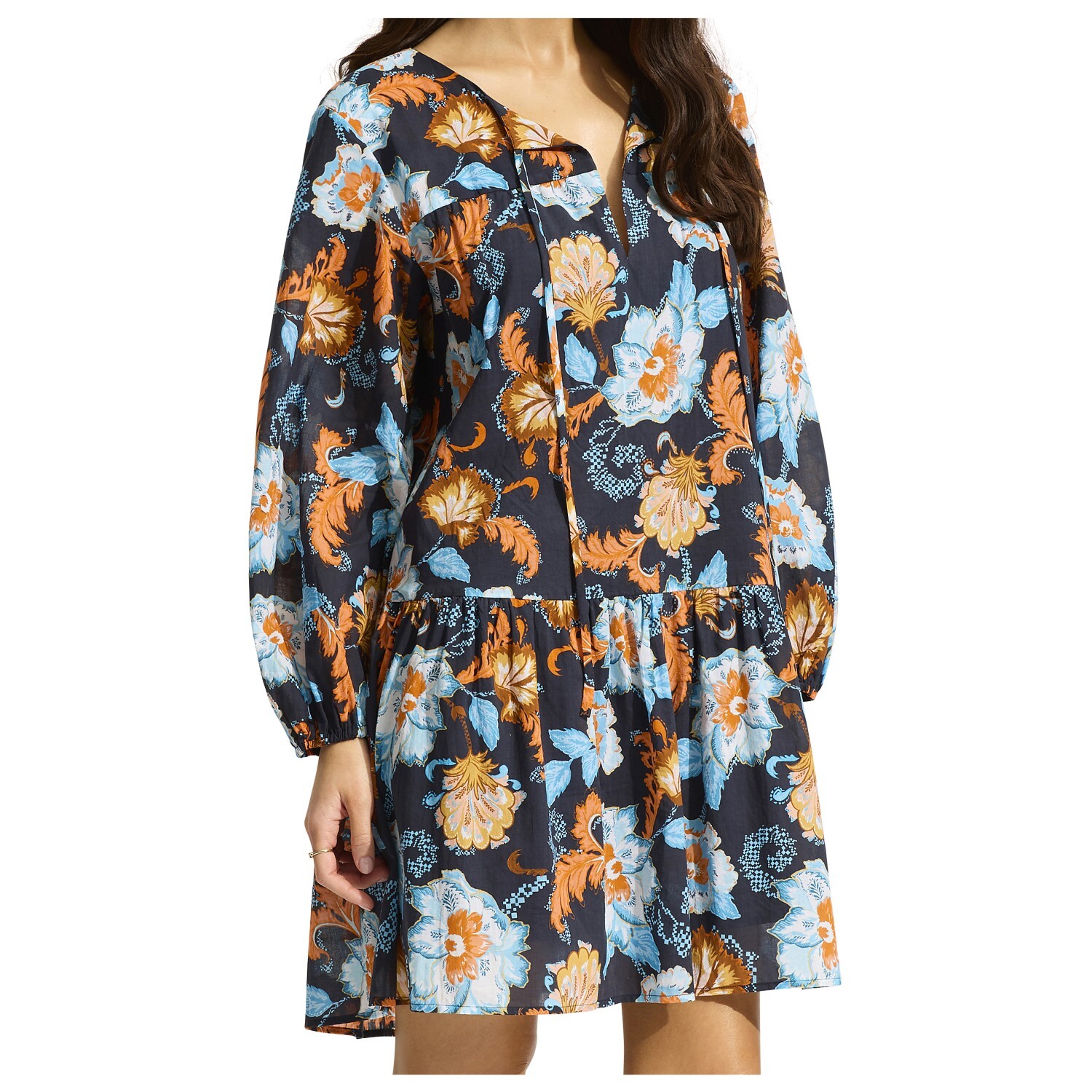 

Платье Seafolly Women's Spring Festival Cover Up, цвет True Navy