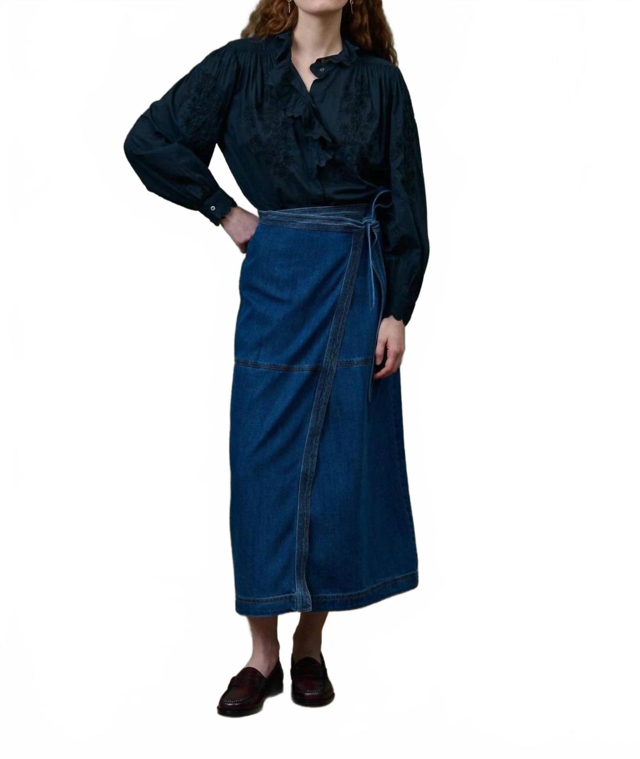 

Юбка миди Emna цвета Stone Blue Louise Misha, Stone Blue