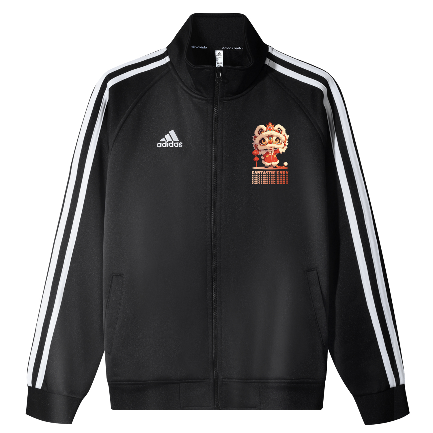 

Adidas Унисекс куртка 3-Stripes черная, Black