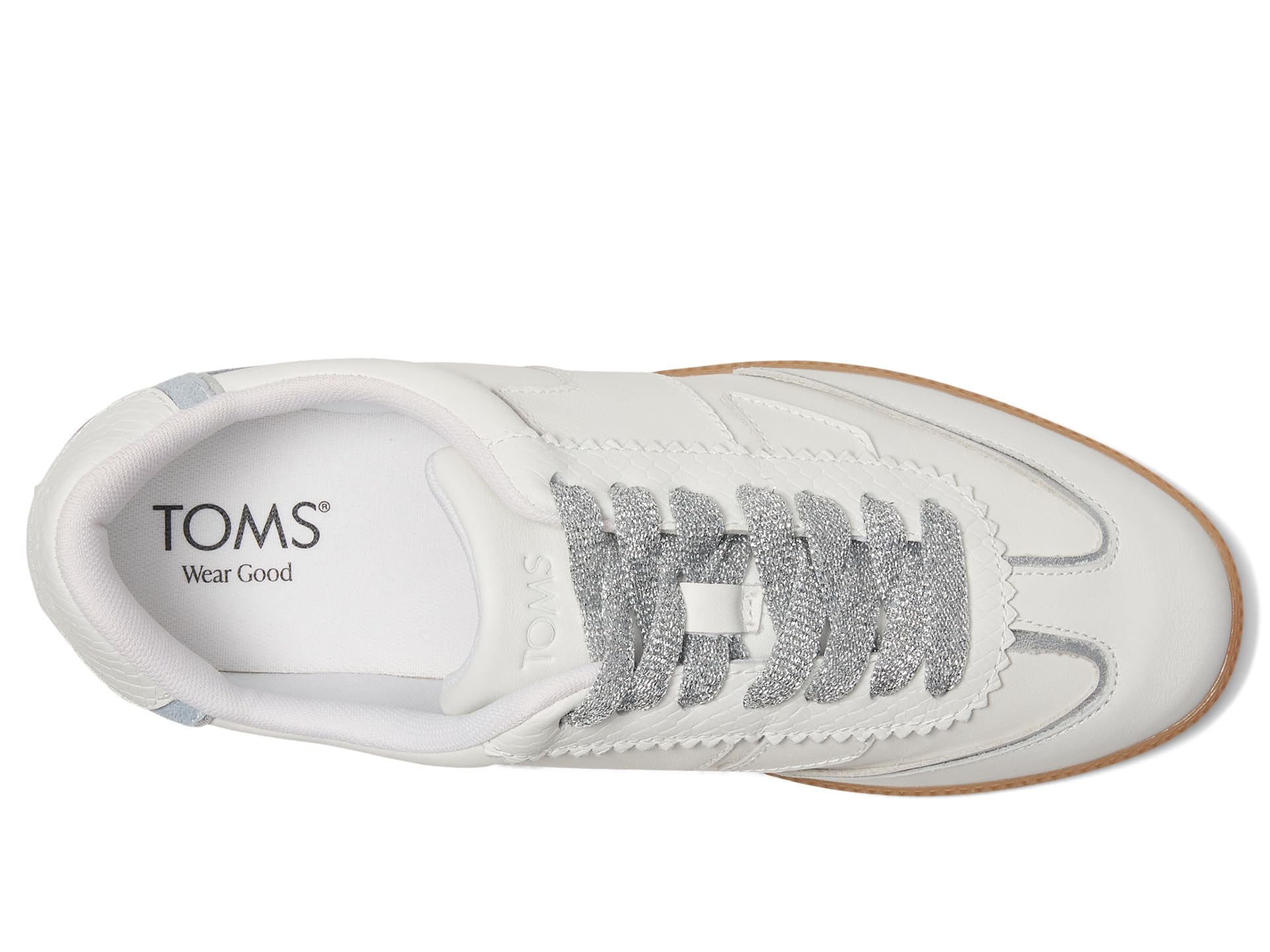 Кроссовки TOMS Collins, Pastel Blue Multi Leather/Suede — фото 2
