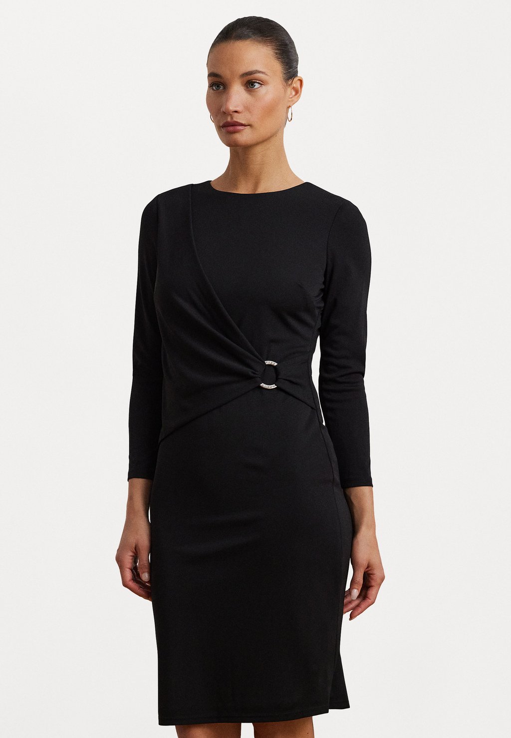 

Платье из джерси JERSEY THREE QUARTER SLEEVE DRESS - Cocktail dress / Party dress Lauren Ralph Lauren Petite, черный