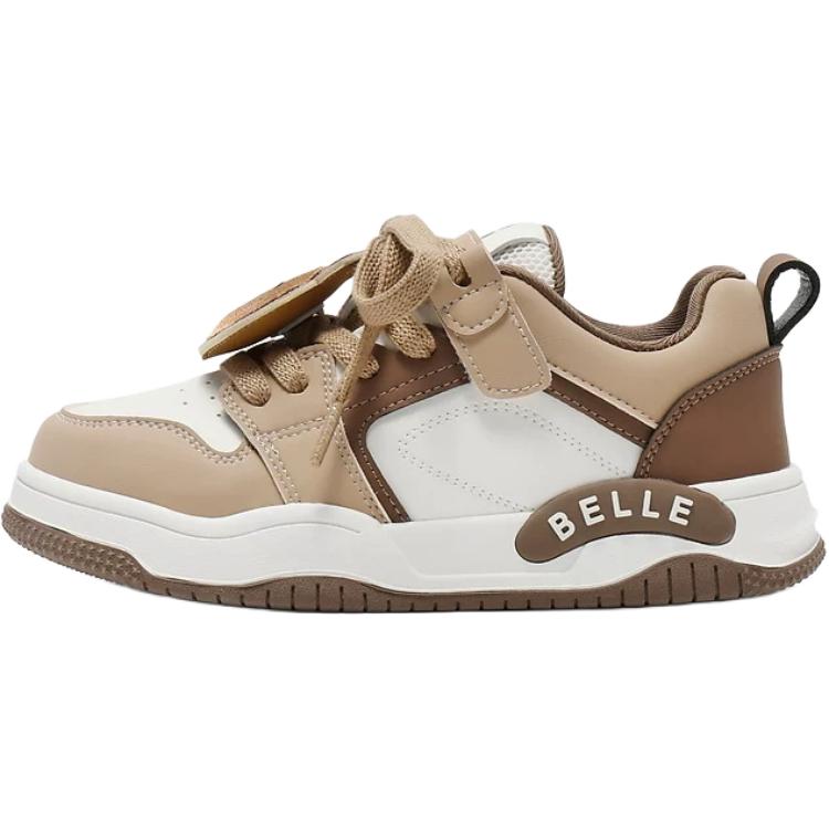 

Износостойкие низкие детские скейтерские кроссовки для детей 3-7 лет BELLE, хаки