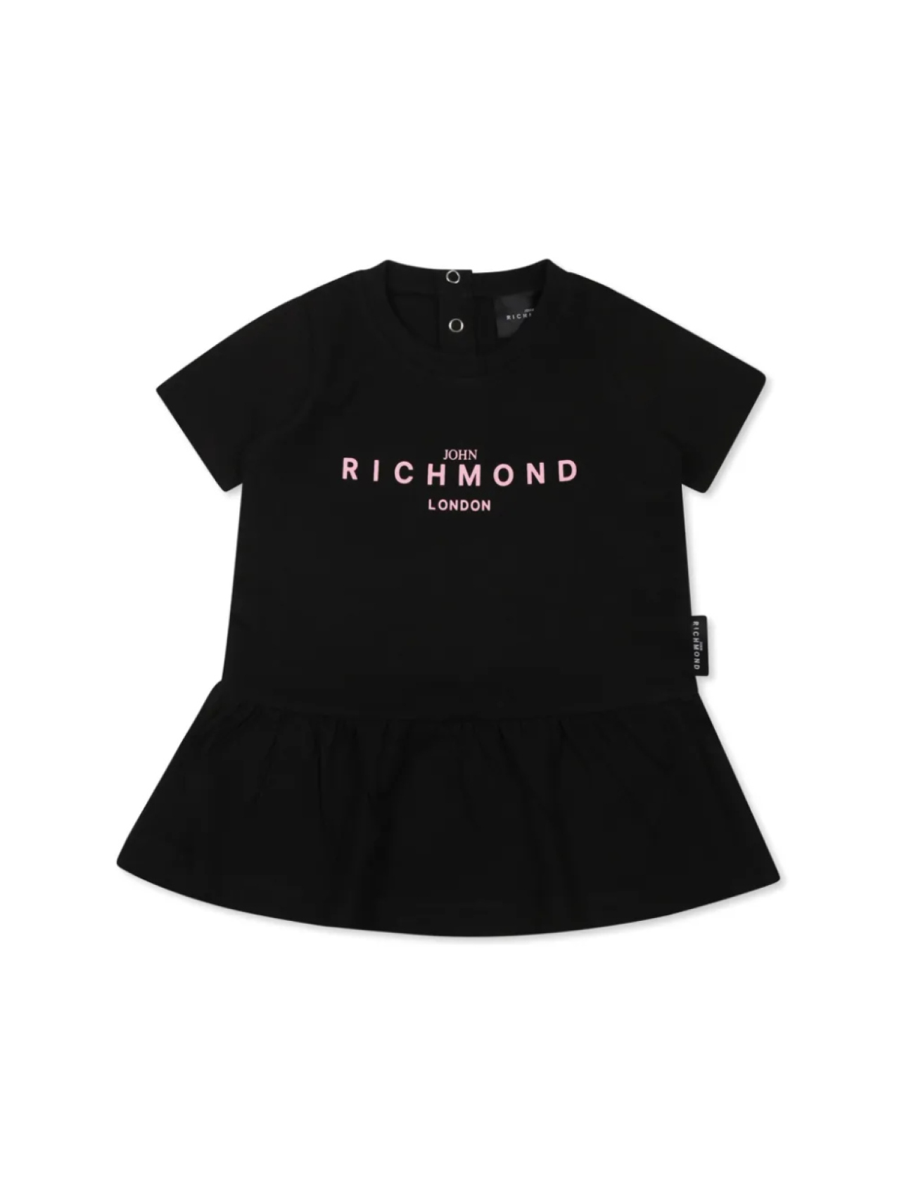 

Платье с логотипом John Richmond Junior, черный