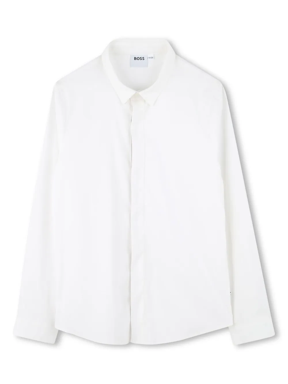 

Рубашка с длинными рукавами BOSS Kidswear, белый