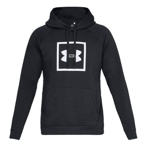 

Толстовка men's rival fleece logo black Under Armour, черный