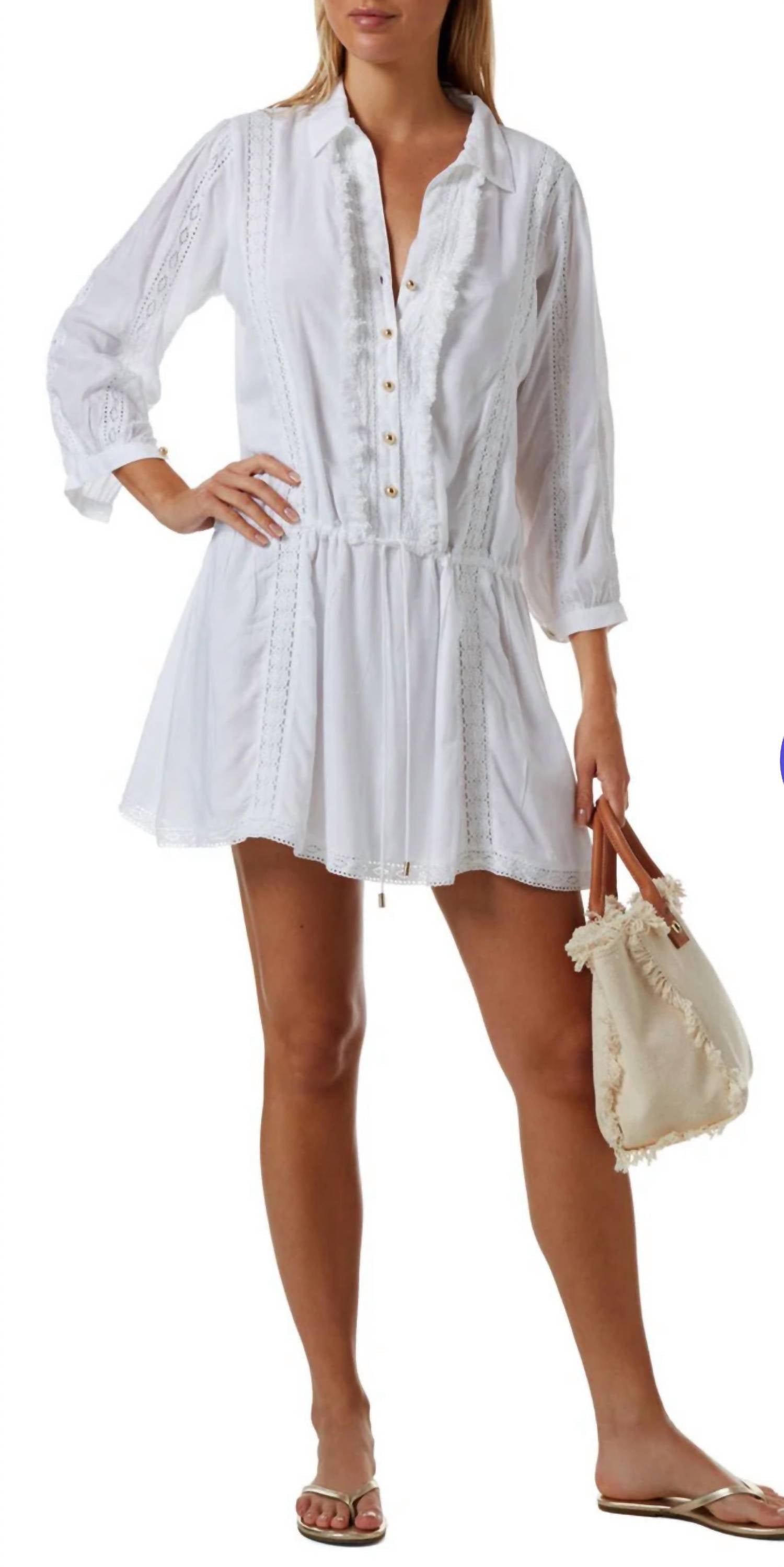 

Белое платье Scarlett Melissa Odabash