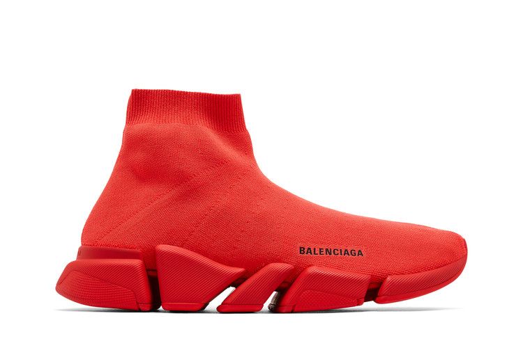 Кроссовки Balenciaga Balenciaga Speed 2.0 Sneaker 'Intense Red', красный — фото 2