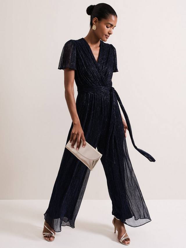 

Комбинезон stella plisse Phase Eight, синий