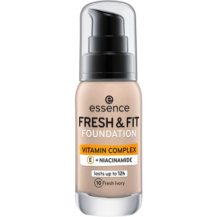 

Fresh & Fit Foundation 10 флюид для макияжа цвета слоновой кости, 30 мл, Essence