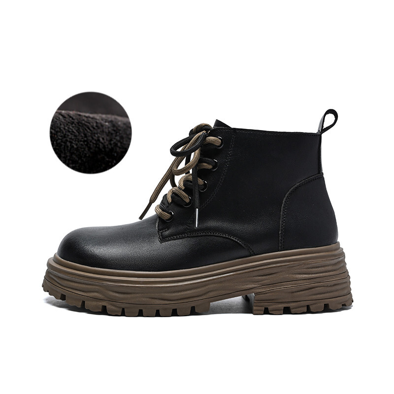 Ботинки Martin Boot женские Zhr, бежевый