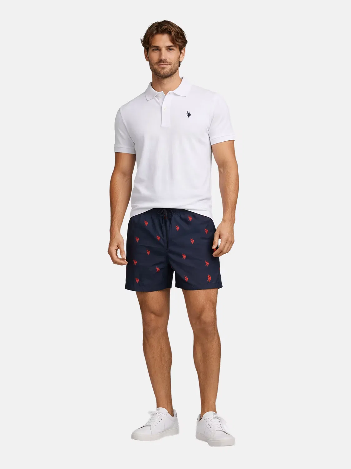 Пляжные шорты U.S. Polo Assn., Navy — фото 4