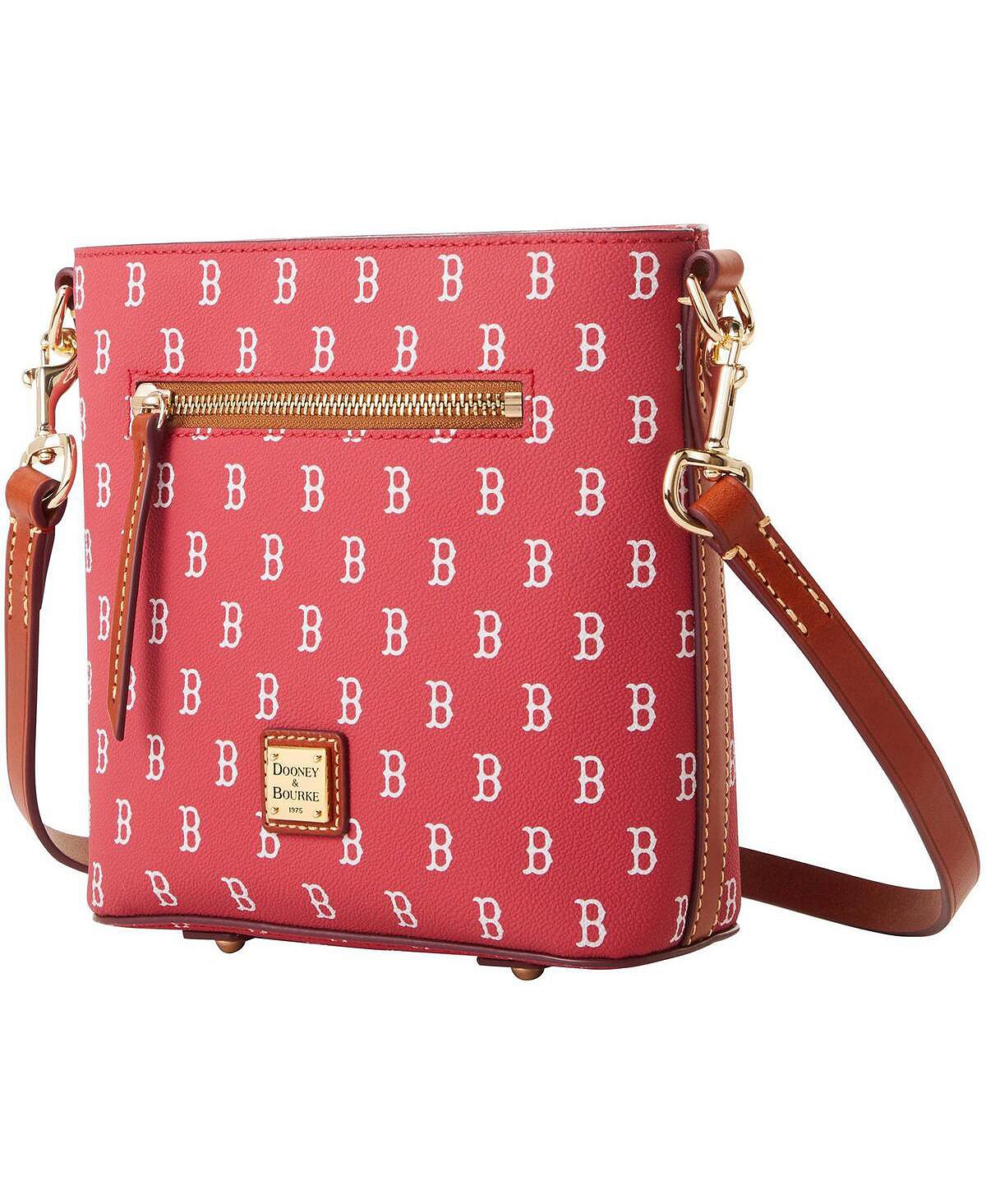 

Женская маленькая сумка через плечо на молнии Boston Red Sox Signature Dooney & Bourke, красный