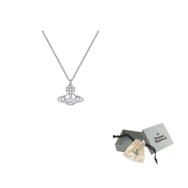 

Платиновое покрытие ожерелья unisex silver Vivienne Westwood, серебряный