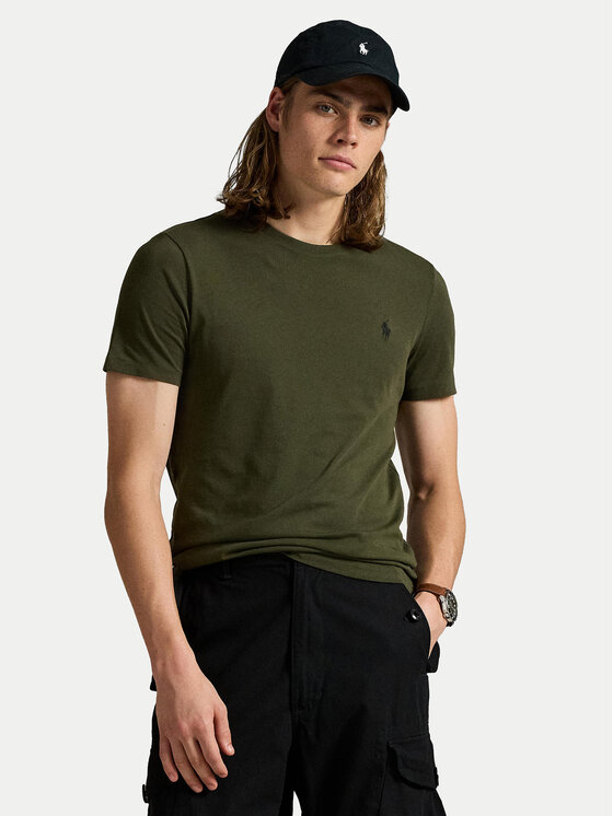 

Футболка custom slim fit 710671438180 Polo Ralph Lauren, зелёный