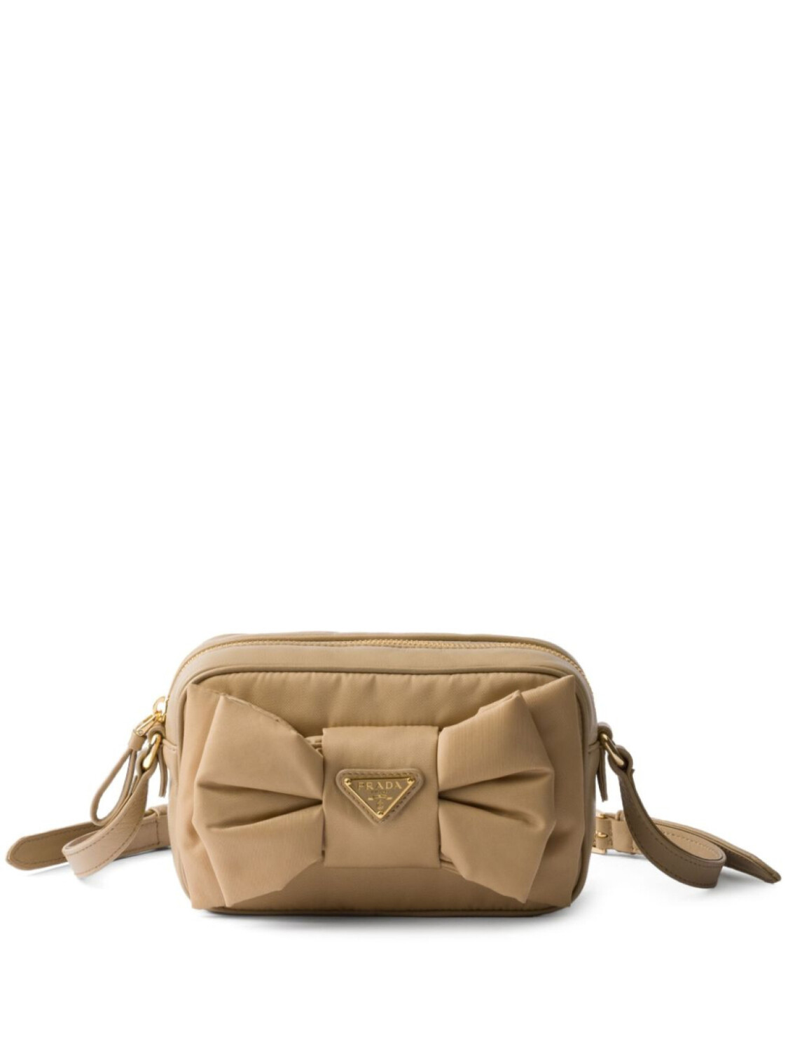 

Prada мини-сумка на плечо Re-Nylon, нейтральный цвет