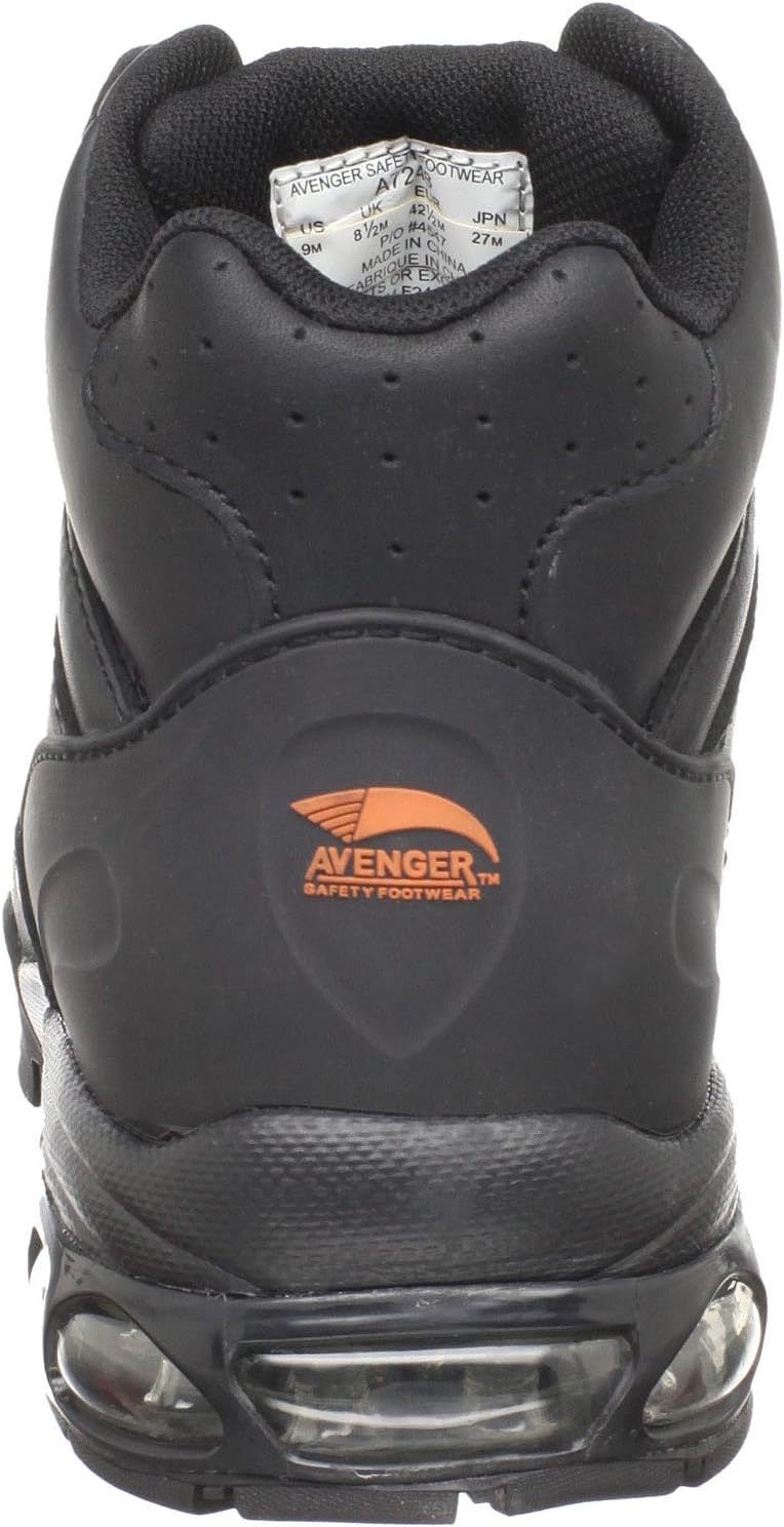 Ботинки Avenger A7248 для мужчин с карбоновым носком, EH, водонепроницаемые Avenger Work Boots, черный — фото 3