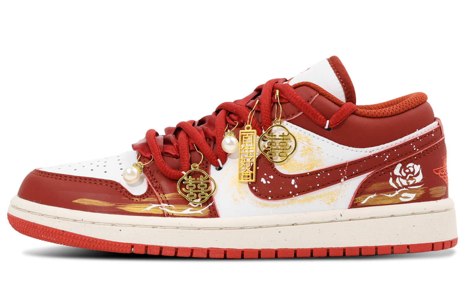 

Jordan Air 1 Promise Like Rose Устойчивые к истиранию низкие винтажные баскетбольные кроссовки мужские