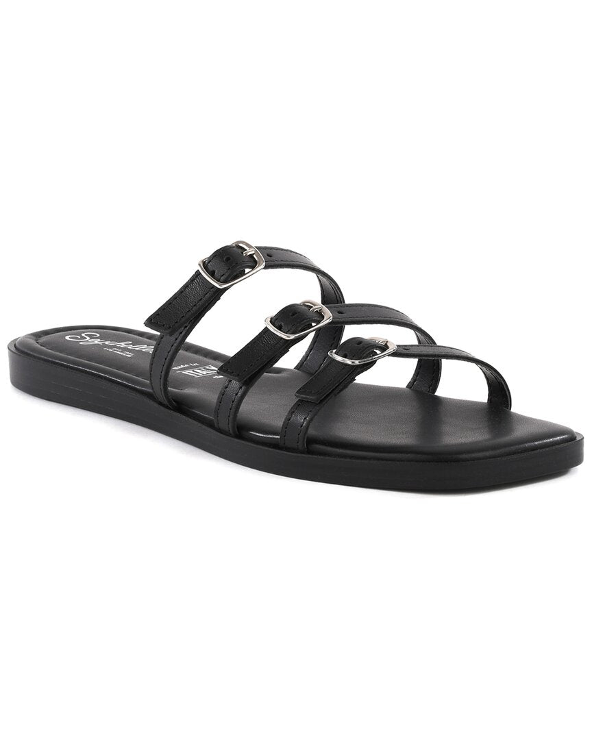Seychelles  Buckle  Leather Sandal, черный — фото 2