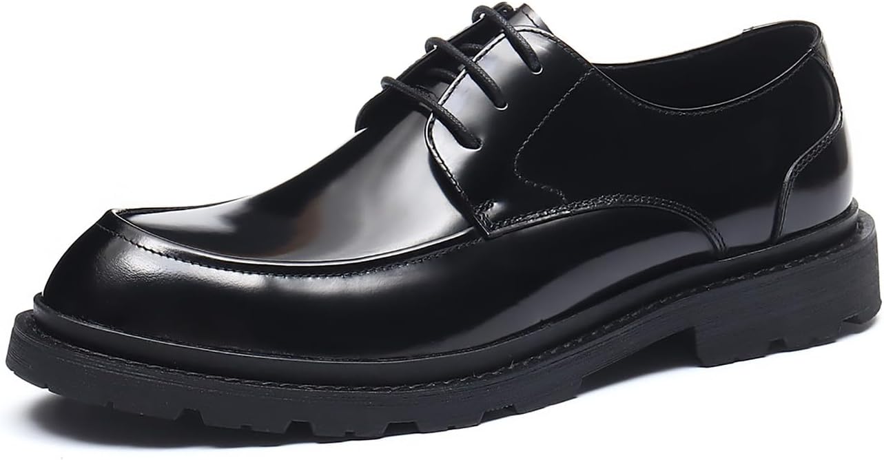 

Мужские оксфорды Santimon для свадьбы, с деловым и повседневным дизайном, из натуральной кожи, для выпускного, вечернего или делового стиля, модные коричневые туфли под смокинг