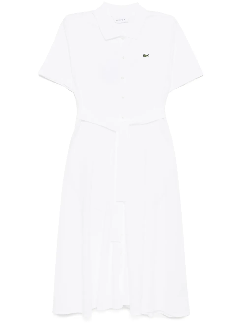 

Платье миди Lacoste, белый
