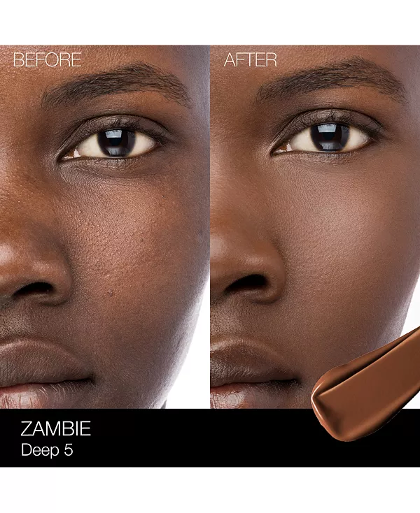 Стойкая тональная основа с естественным сиянием, 1 унция. Nars, zambie (d5 - deep with warm undertones) — фото 3