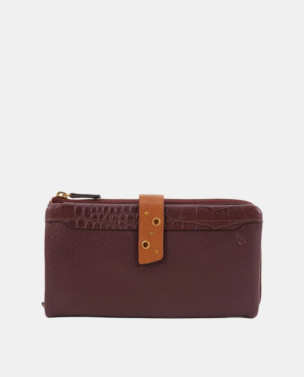 

большой кошелек Freedom из кожи Abbacino, бордовый