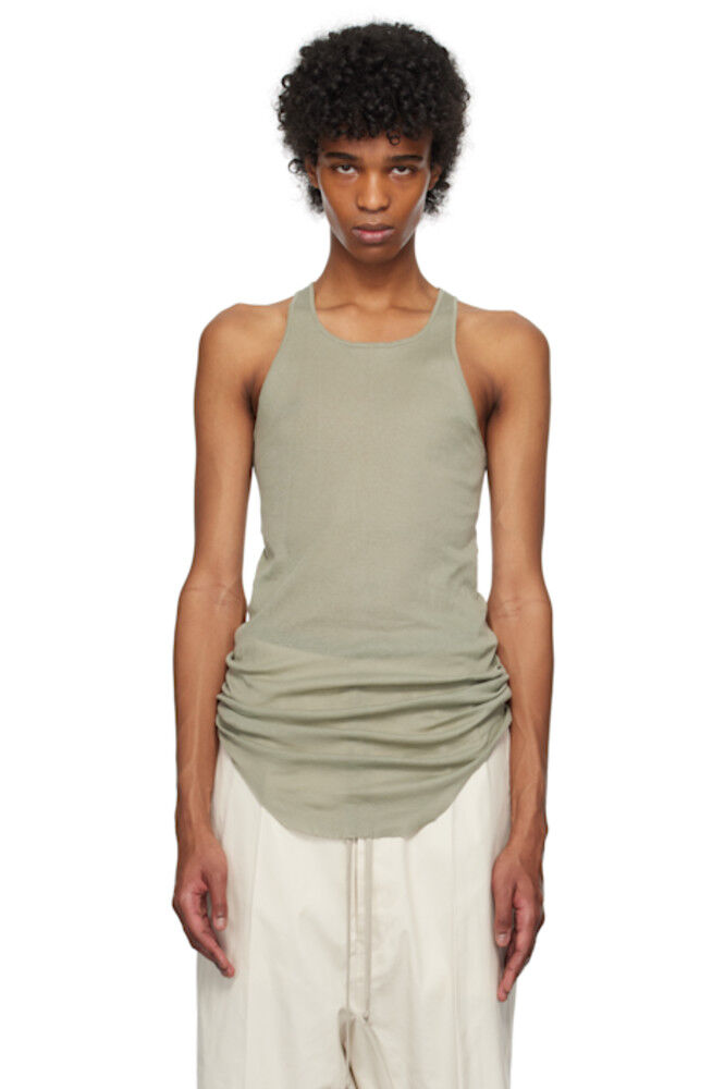

Базовая майка в рубчик Green Hollywood Rick Owens
