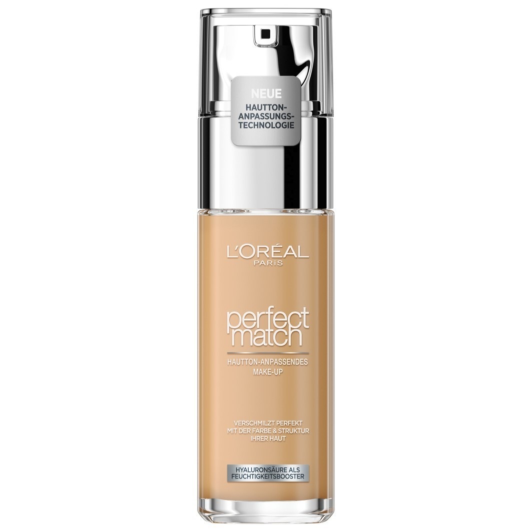 

Тональный крем для лица perfect match Loreal Paris, 5.5.r - rose sun, объем 30 мл