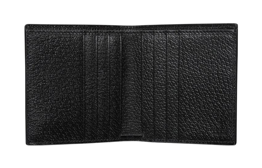 Кошелёк для карт GG Marmont из кожи мужской чёрный GUCCI — фото 4