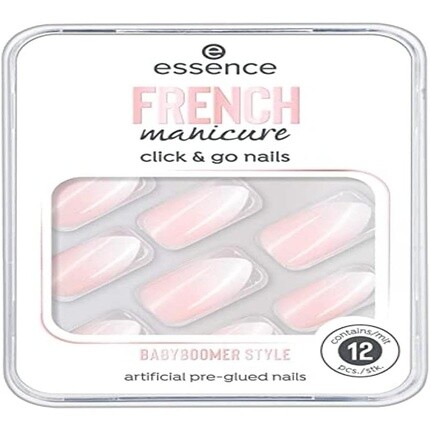 

Французский маникюр Click & Go Nails 02, Essence