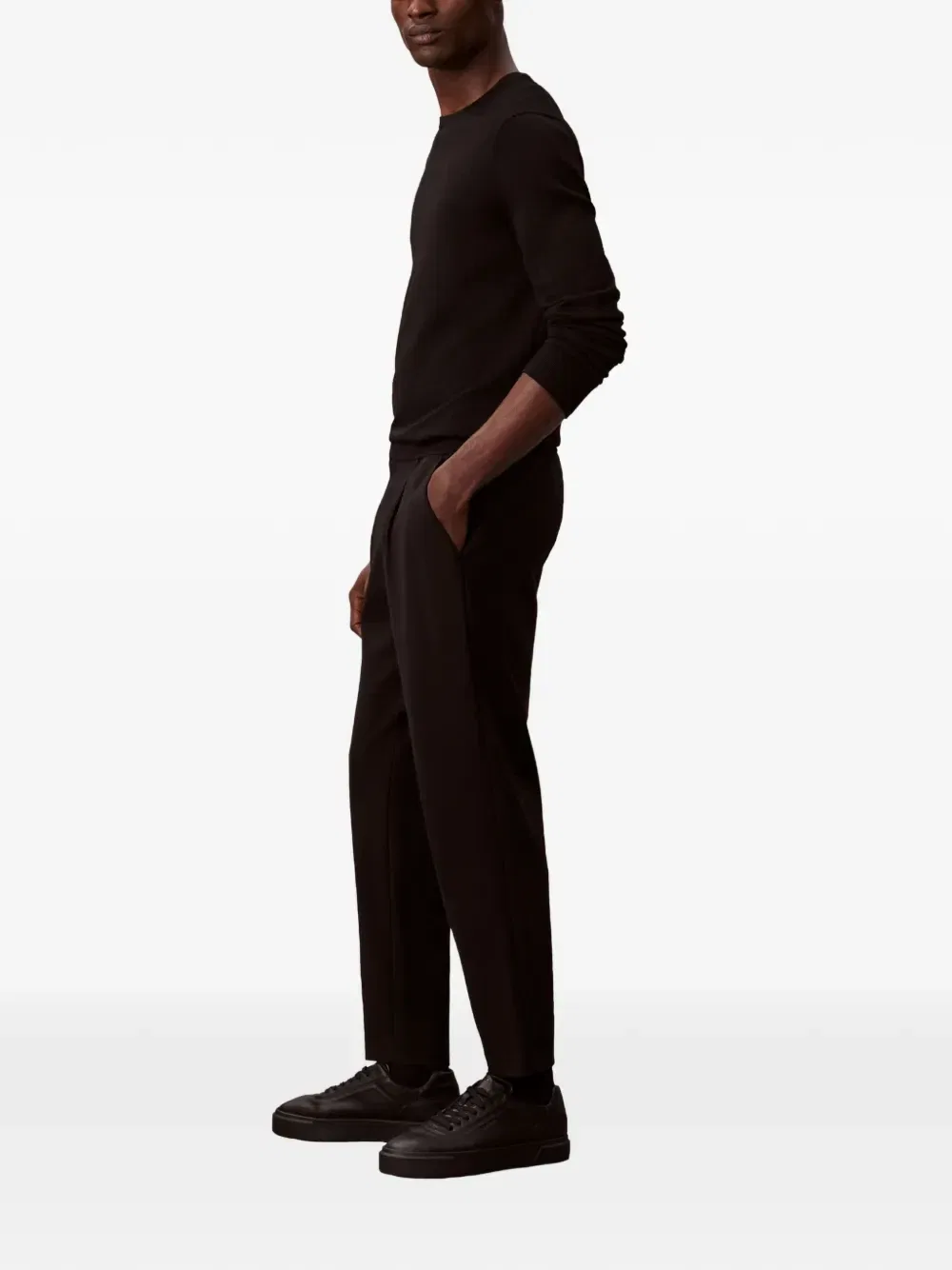 Брюки на резинке Calvin Klein, черный — фото 3