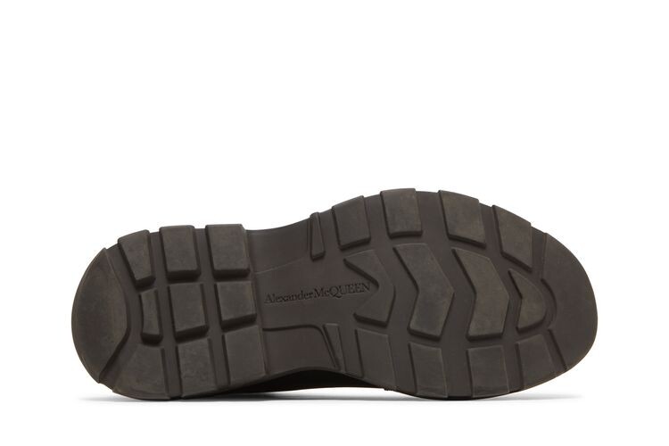 Ботинки Alexander McQueen Tread Slick Boots Khaki Black, зеленый — фото 4