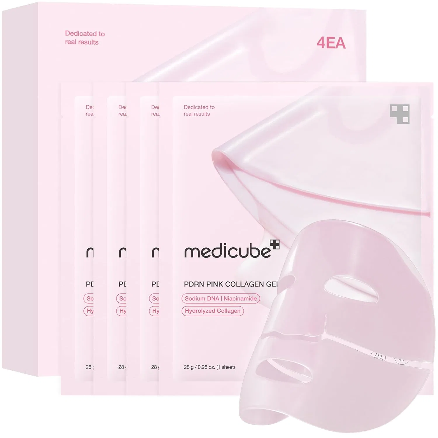 Маска для лица Medicube — Ночная Salmon DNA PDRN Pink Collagen Jelly Gel Mask