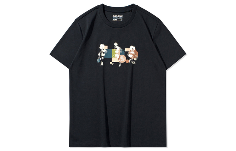 

Футболка женская черная LINING