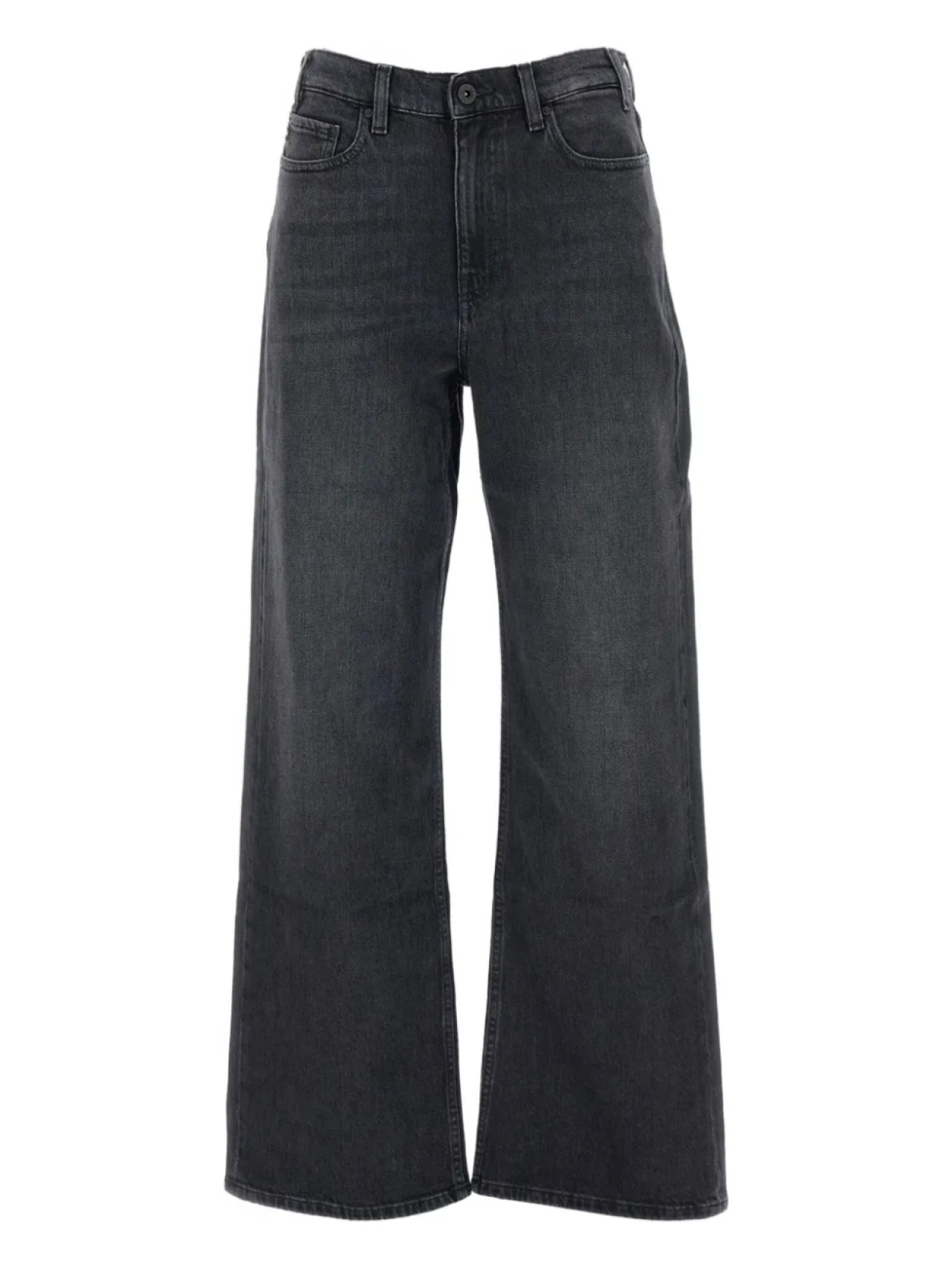 

Джинсы AG Jeans Mari с широкими штанинами, черный