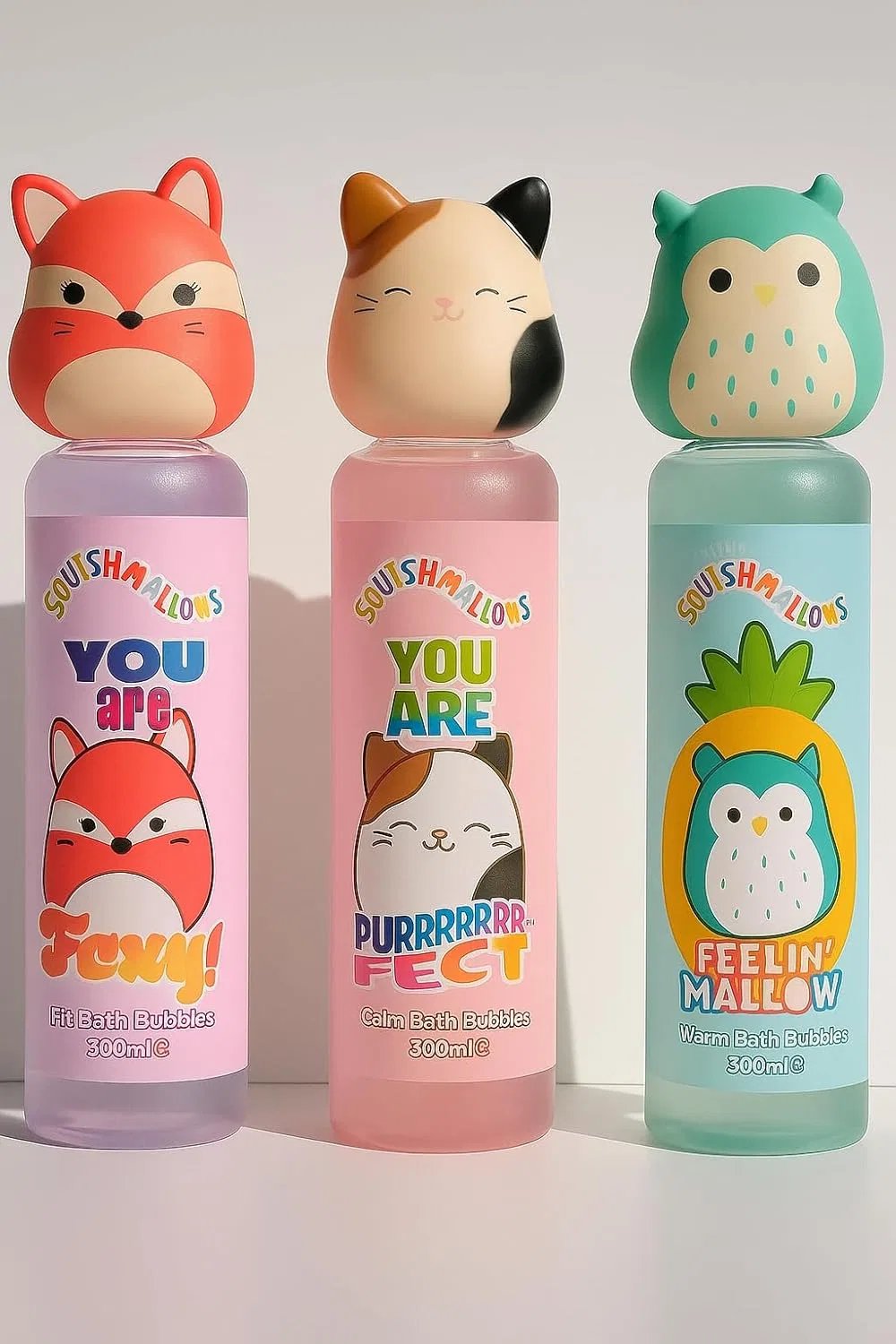 Набор детской пены для ванны Squishmallows с игрушками Corsair Toiletries — фото 2