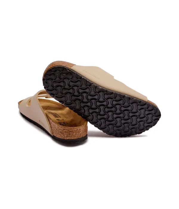 Тапочки Аризона Narrow fit Birkenstock, бежевый — фото 4