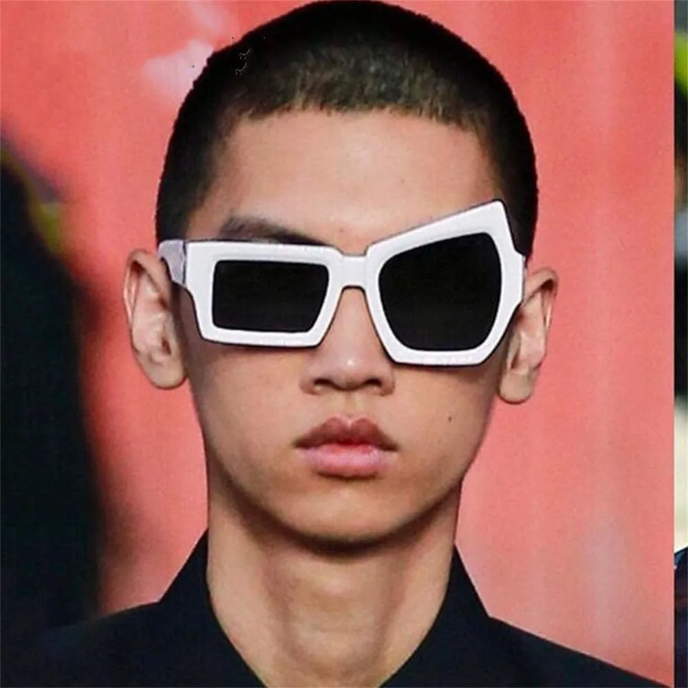 

Асимметричные солнцезащитные очки для женщин, винтажные солнцезащитные очки для мужчин, солнцезащитные очки с защитой от УФ-излучения HDUBFY, C7 Tortoise