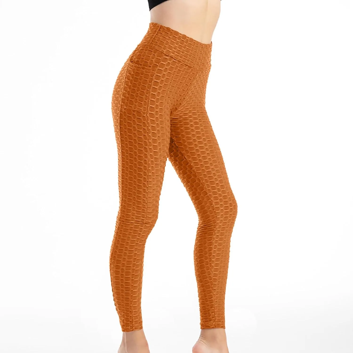Женские леггинсы для йоги с эффектом коррекции живота High Waisted — фото 3