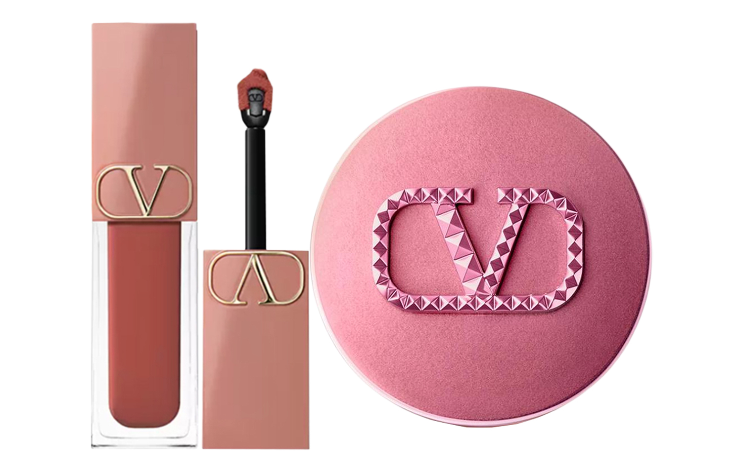 

Трубчатая крем-помада Nude натурального оттенка, стойкий макияж Valentino