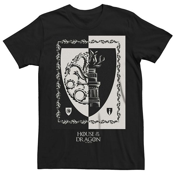 

Футболка с принтом щита House of the Dragon Licensed Character