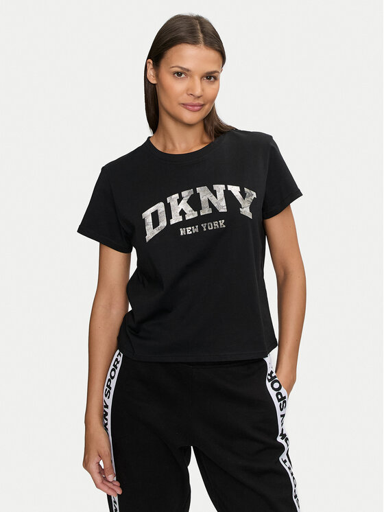 

Футболка стандартного кроя Dkny Sport, черный