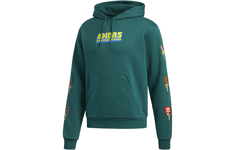 

Adidas Originals Толстовка мужская зеленая с капюшоном Moderate Regular